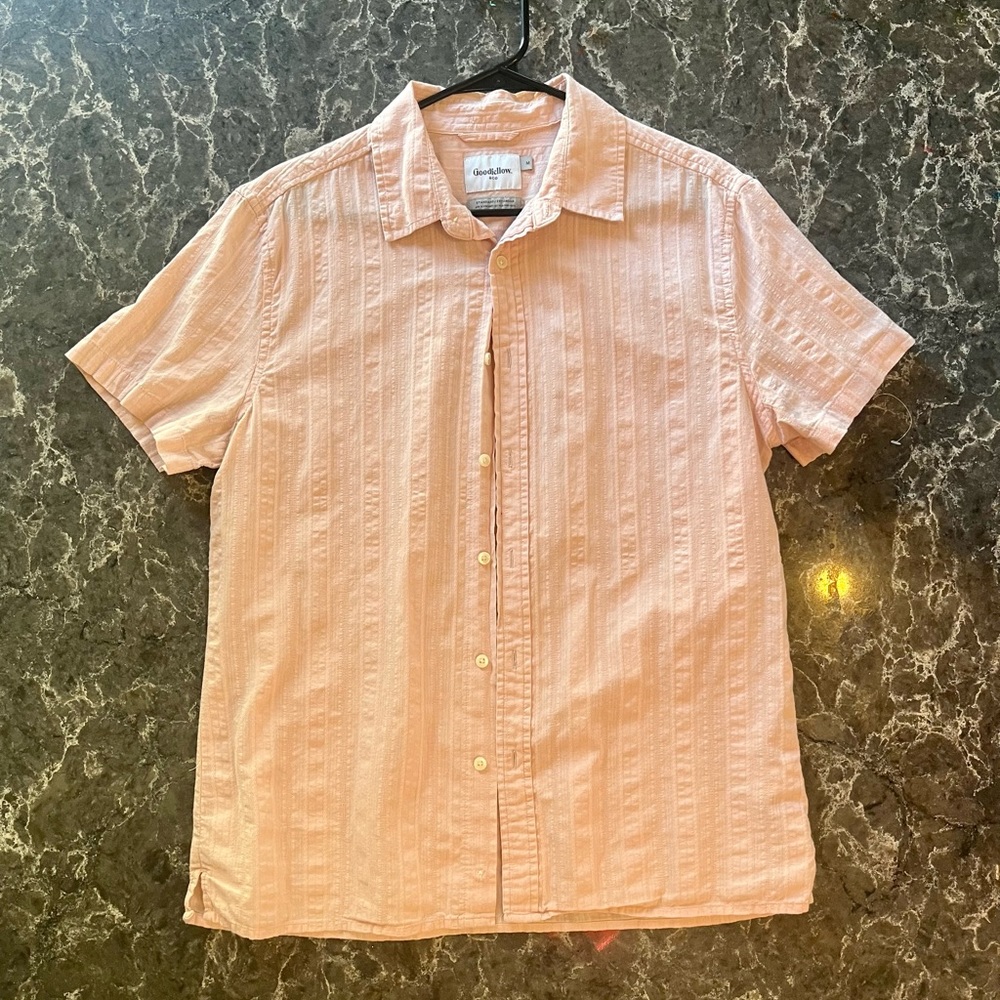 Pink Button-up Shirt